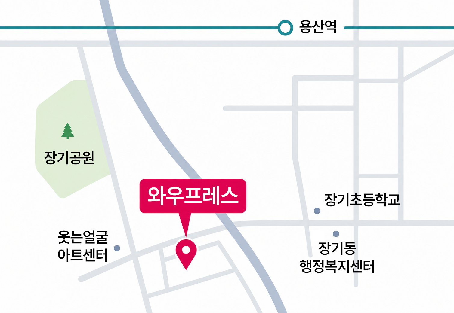 대구본사 주변 약도